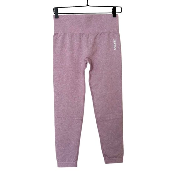 NEW Gymshark Size Large Adapt Marl Seamless Leggings L Light Purple GLLG4114 - Picture 12 of 13